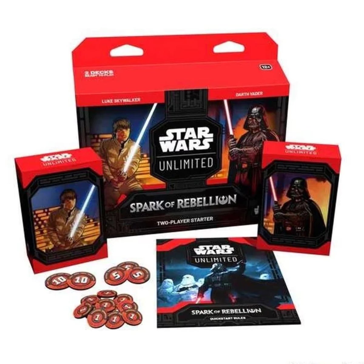 Star Wars: Unlimited Spark of Rebellion Two-Player Starter (Luke Vs Vader) - GameOn.games