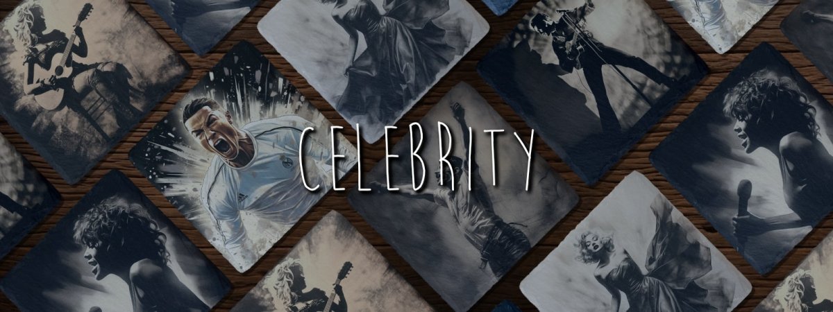 Celebrity Slate Coasters - GameOn.games
