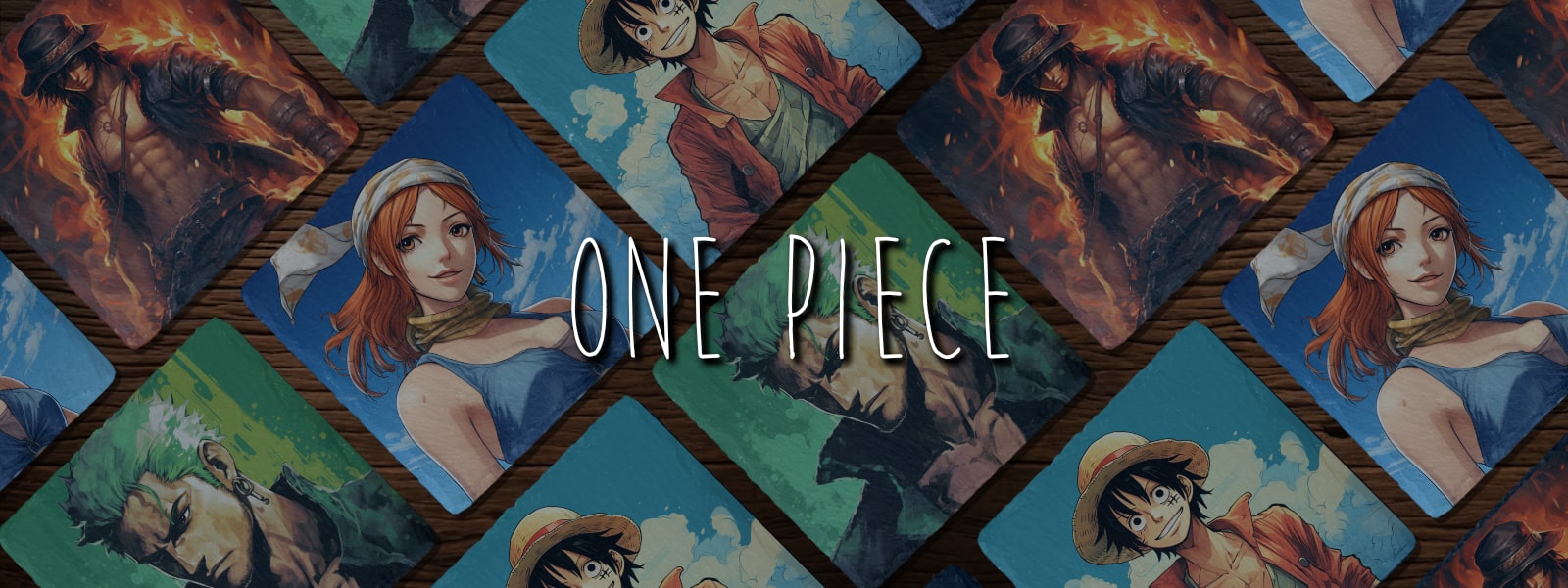 One Piece Slate Coasters - GameOn.games
