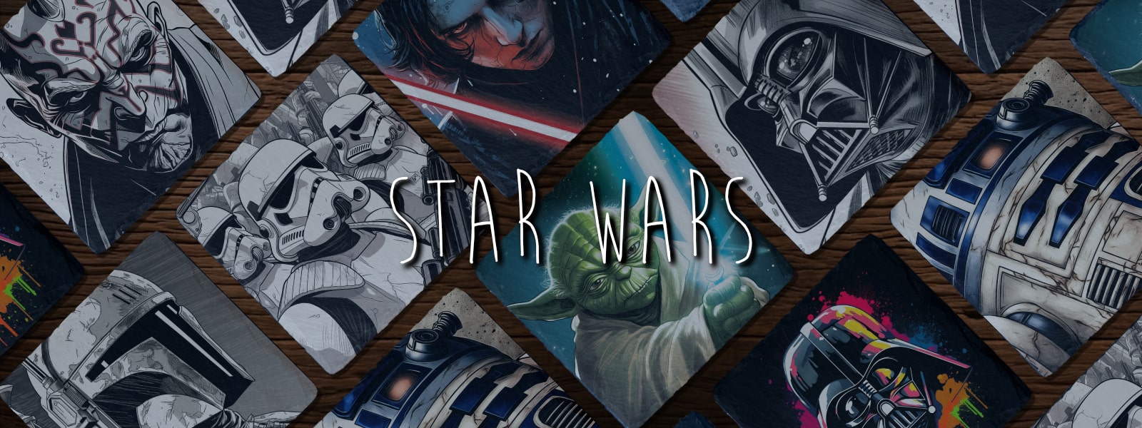 Star Wars Slate Coasters - GameOn.games