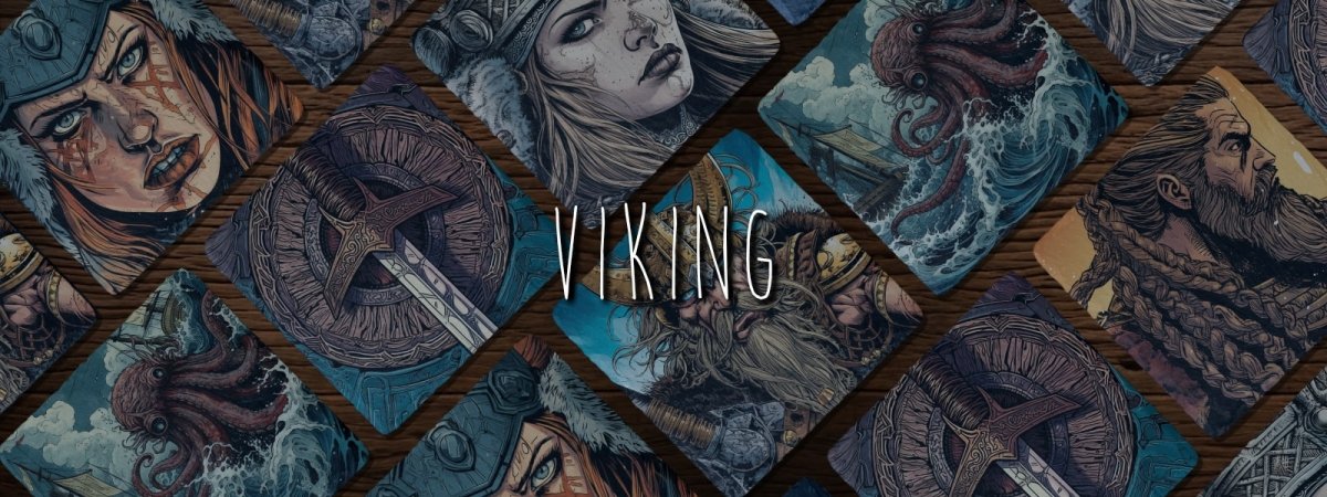 Viking Slate Coasters - GameOn.games