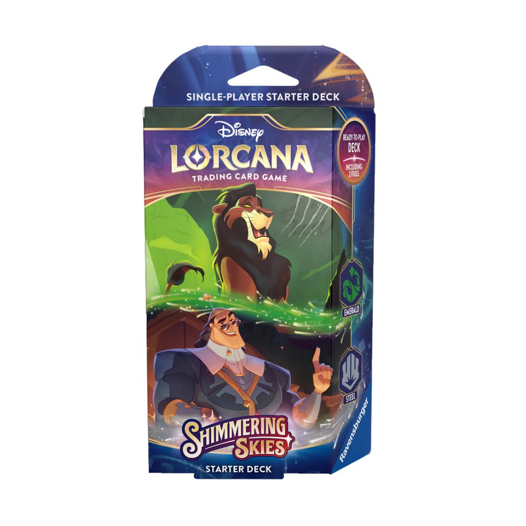 Disney Lorcana TCG - Starter Deck - Emerald & Steel - GameOn.games