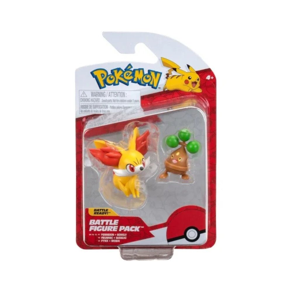 Pokémon 2 - 3" Battle Figure Pack - Fennekin & Bonsly - GameOn.games