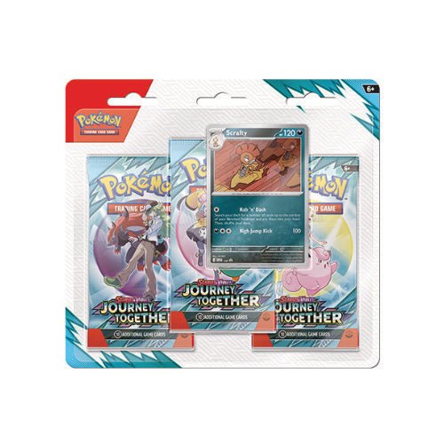 Pokémon TCG: Journey Together 3 - Pack Blister - Scrafty - GameOn.games