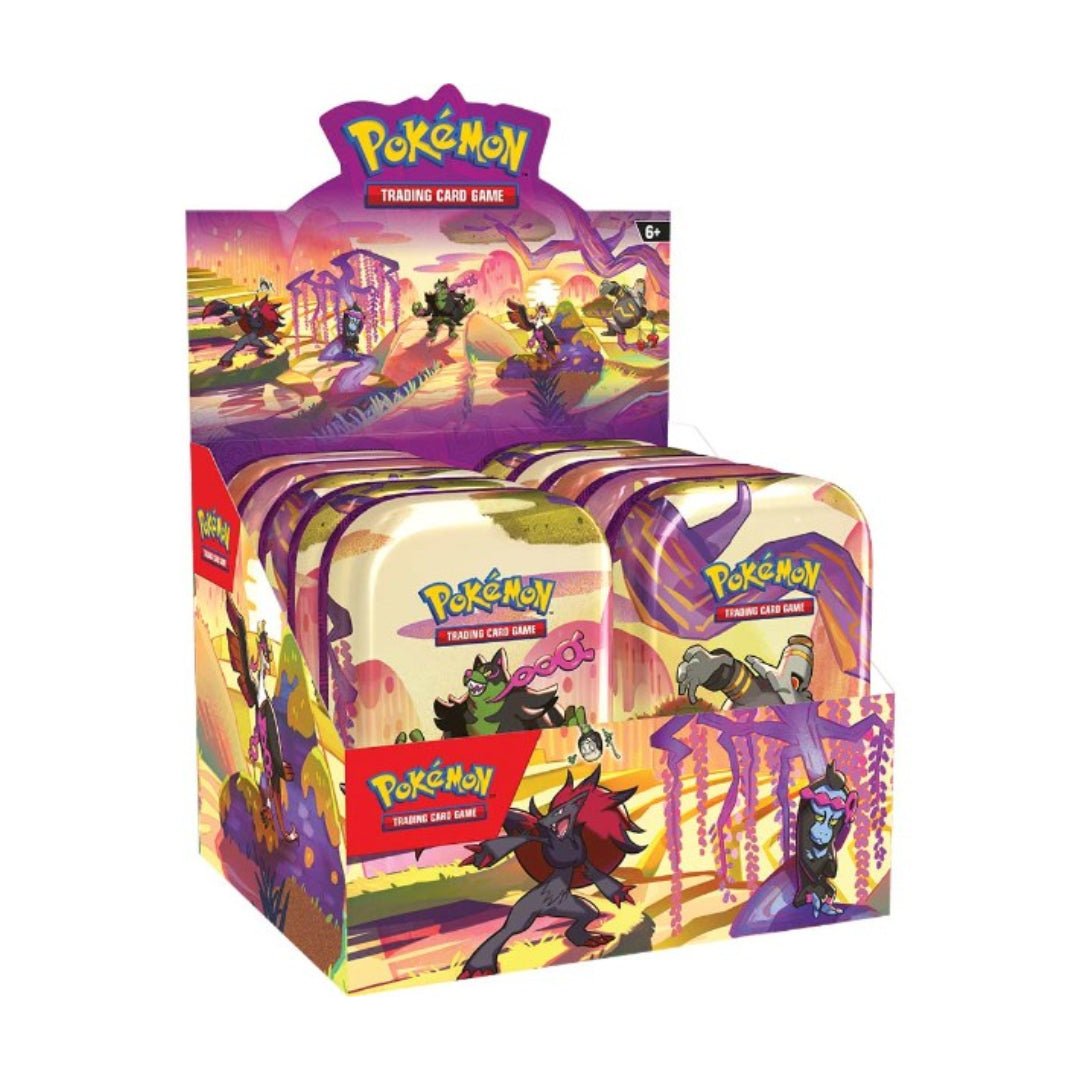 Pokémon TCG: Scarlet & Violet Shrouded Fable - Mini Tins Full Box (10 Tins) - GameOn.games