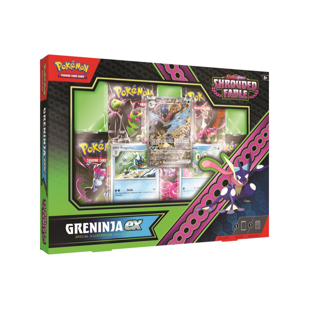 Pokémon TCG: Shrouded Fable - Greninja EX Special Collection - GameOn.games