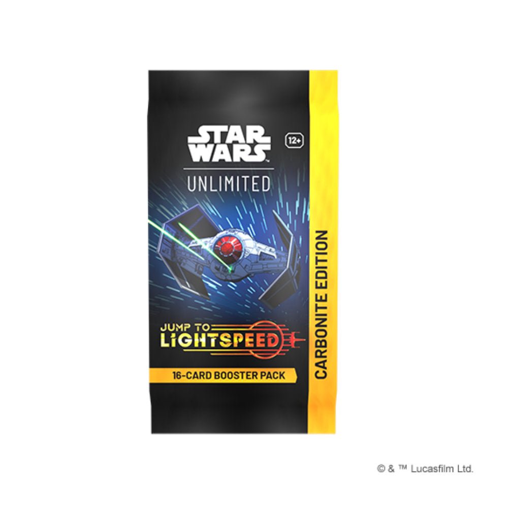 Star Wars: Unlimited Jump to Lightspeed Carbonite Booster Pack - GameOn.games