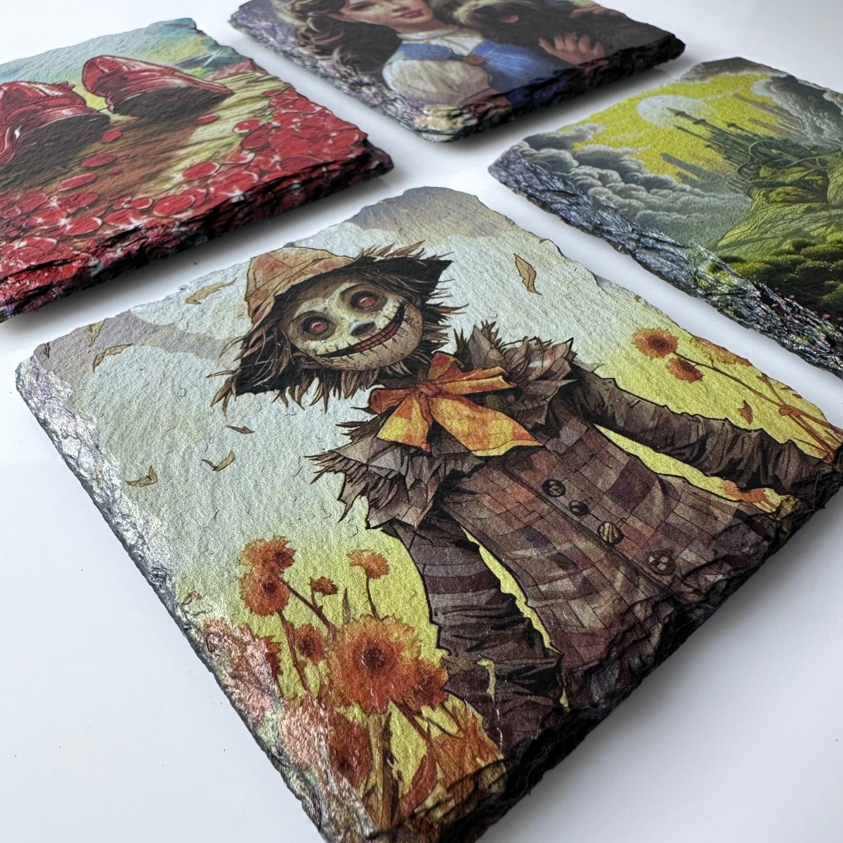 The Wizard of Oz Slate Coasters - Set of 4 - GameOn.games