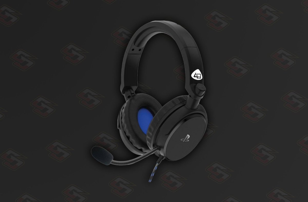 4Gamers PRO4-50S Headset - Black & Blue - GameOn.games