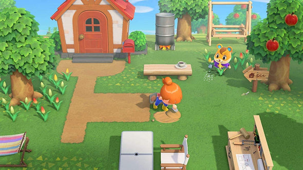 Nintendo Switch (Neon) + Animal Crossing : New Horizons