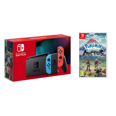 Nintendo Switch (Neon) + Pokémon Legends Arceus