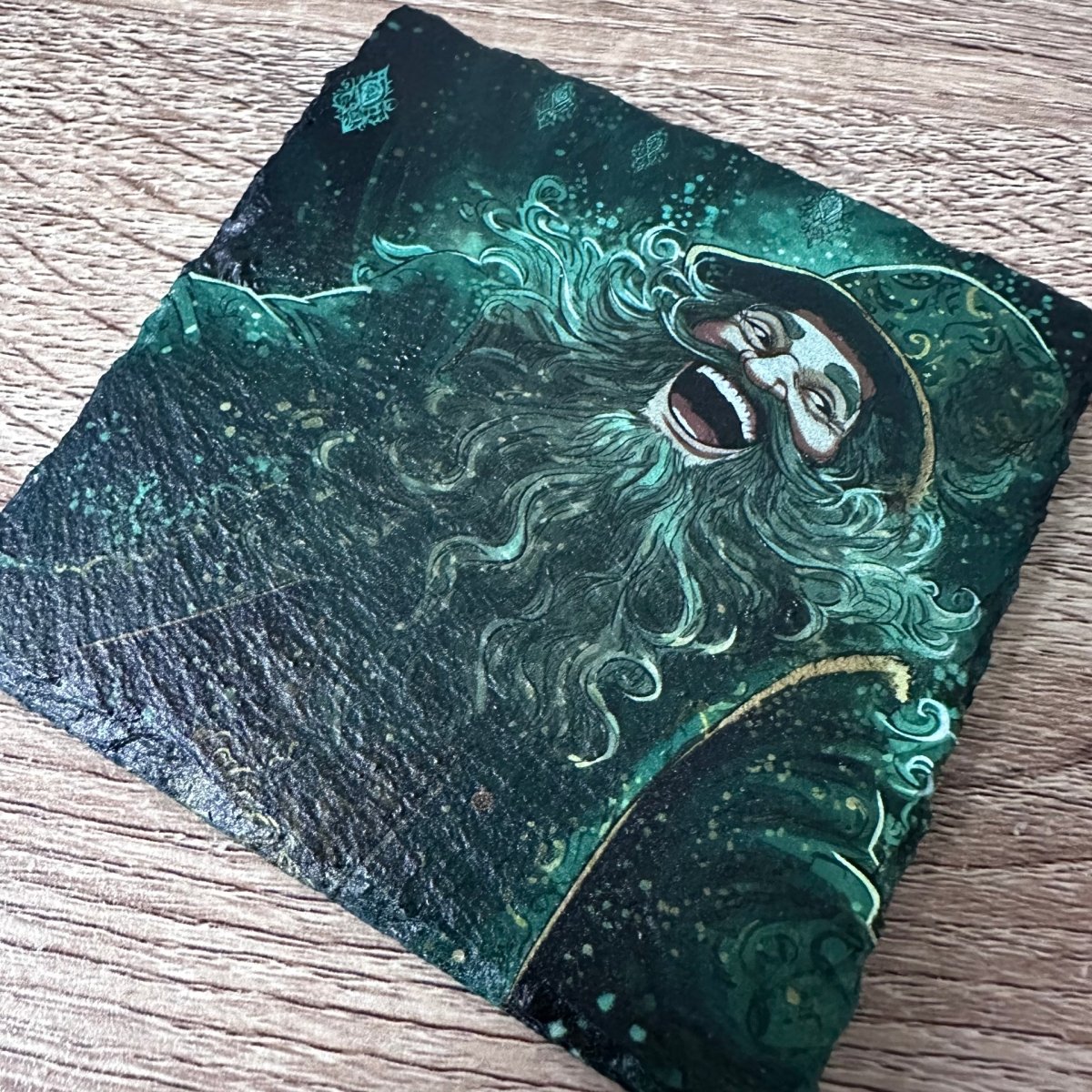 A Christmas Carol Slate Coasters - Ghost of Christmas Present - GameOn.games