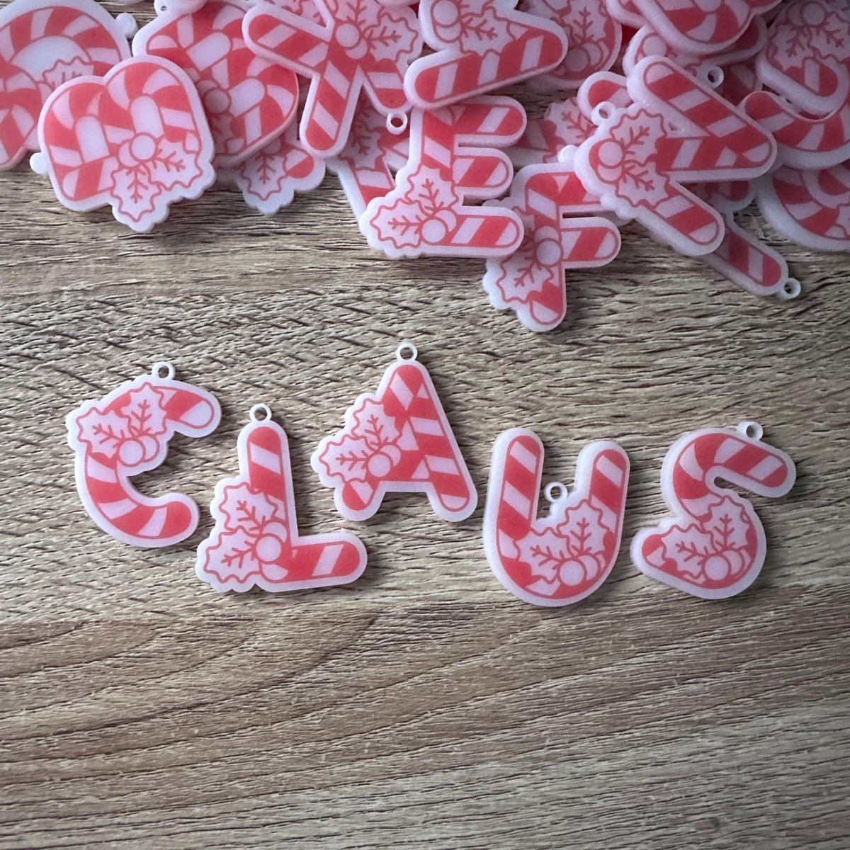 Acrylic Candy Cane Letters - GameOn.games