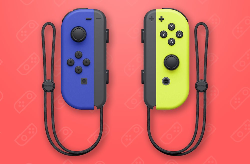 Blue/Neon Yellow - Joy-Con Pair - GameOn.games