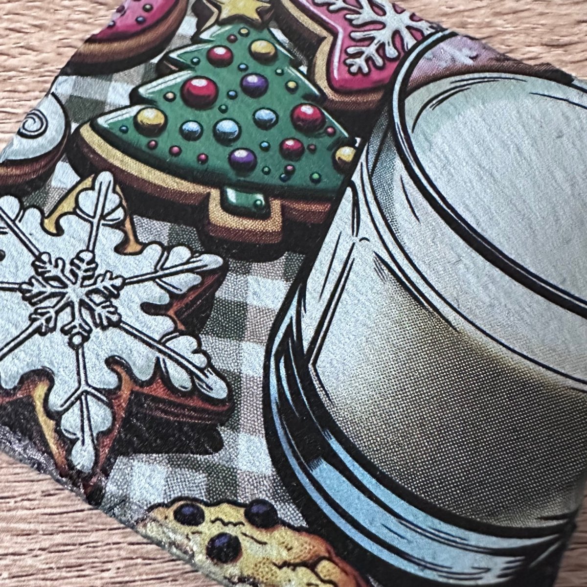 Christmas Slate Coasters - Milk and Cookies - GameOn.games