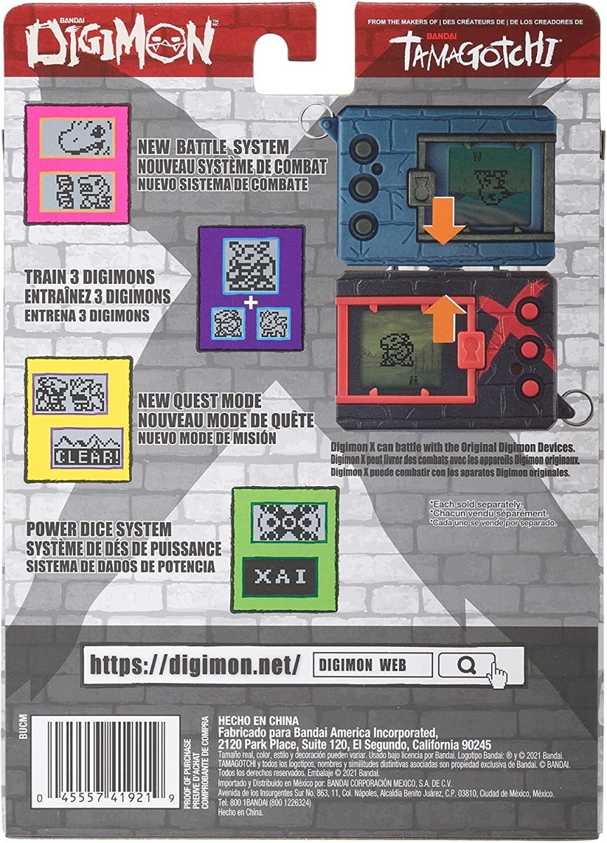 DigimonX Tamagotchi - Black/Red - GameOn.games