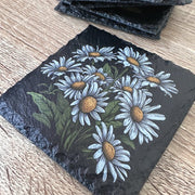 Flowers Slate Coasters - Daisy - GameOn.games