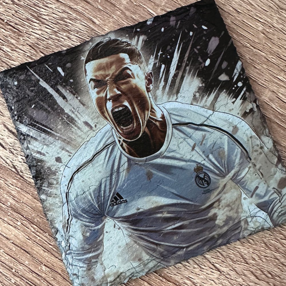 Football Slate Coasters - Cristiano Ronaldo - GameOn.games