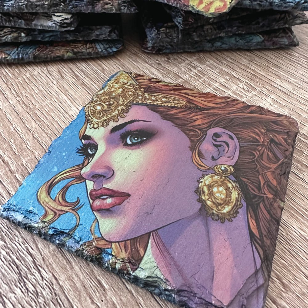 Greek Gods Slate Coasters - Aphrodite - GameOn.games