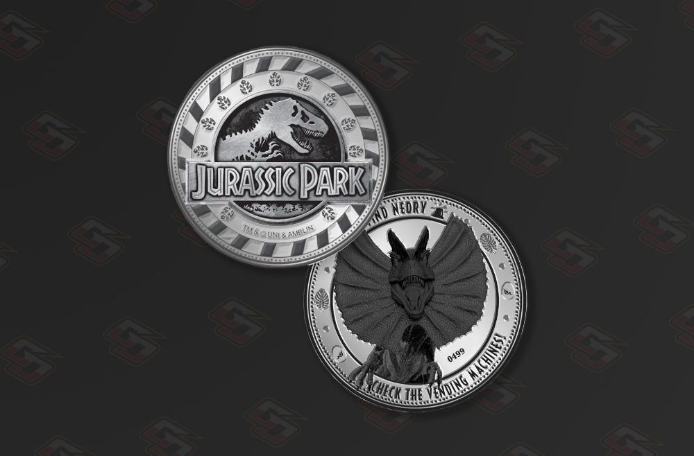 Jurassic Park Limited Edition Collectors Coin - Find Nedry - GameOn.games