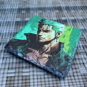 One Piece Slate Coasters - Roronoa Zoro - GameOn.games