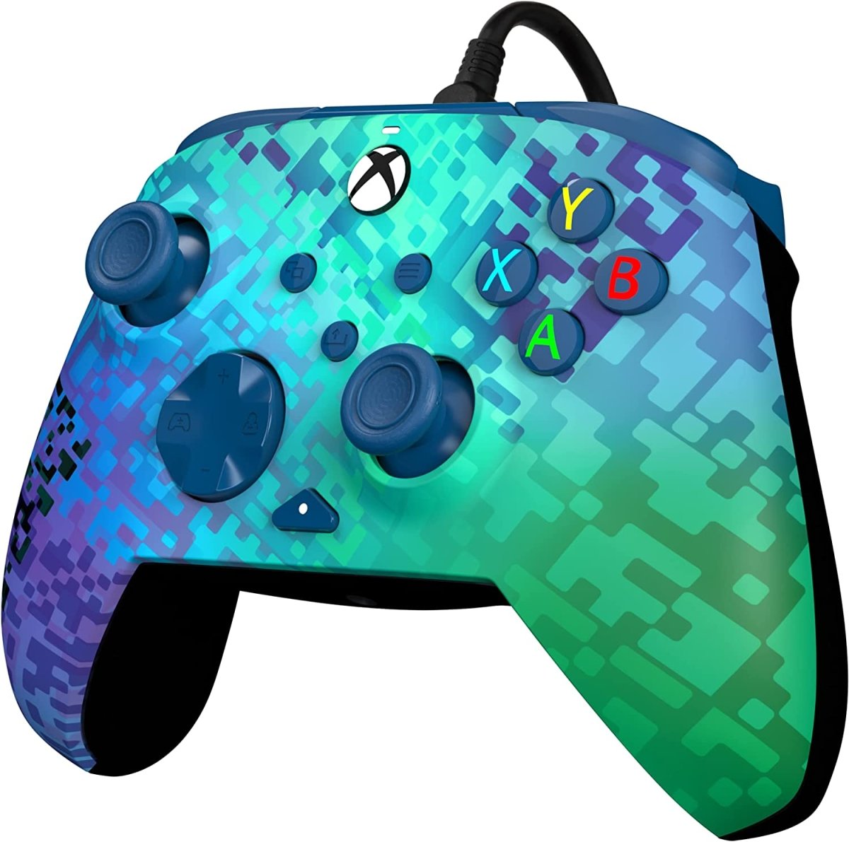 PDP Rematch Glitch Green Wired Controller for Xbox - GameOn.games