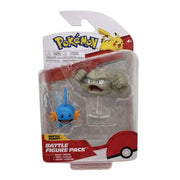 Pokémon 2-3" Battle Figure Pack: Mudkip & Geodude - GameOn.games