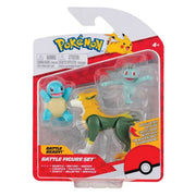 Pokemon 3-pack Battle Figures: Squirtle, Boltund & Machop - GameOn.games