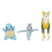 Pokemon 3-pack Battle Figures: Squirtle, Boltund & Machop - GameOn.games