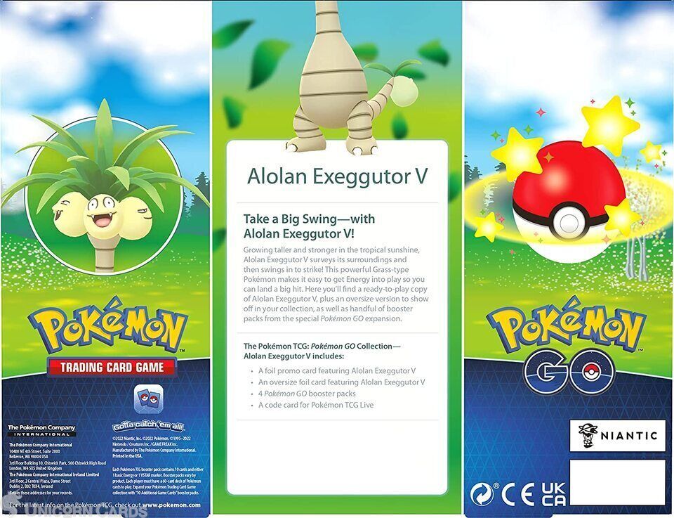 Pokemon GO Alolan - Exeggutor V Box - GameOn.games