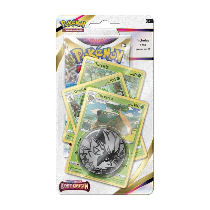 Pokémon TCG: Lost Origin Premium Blister Pack - Turtwig Evolution Chain - GameOn.games