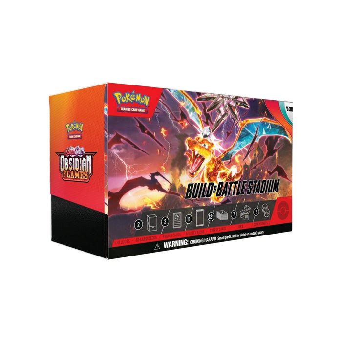 Pokémon TCG: Obsidian Flames Build & Battle Stadium Box - GameOn.games