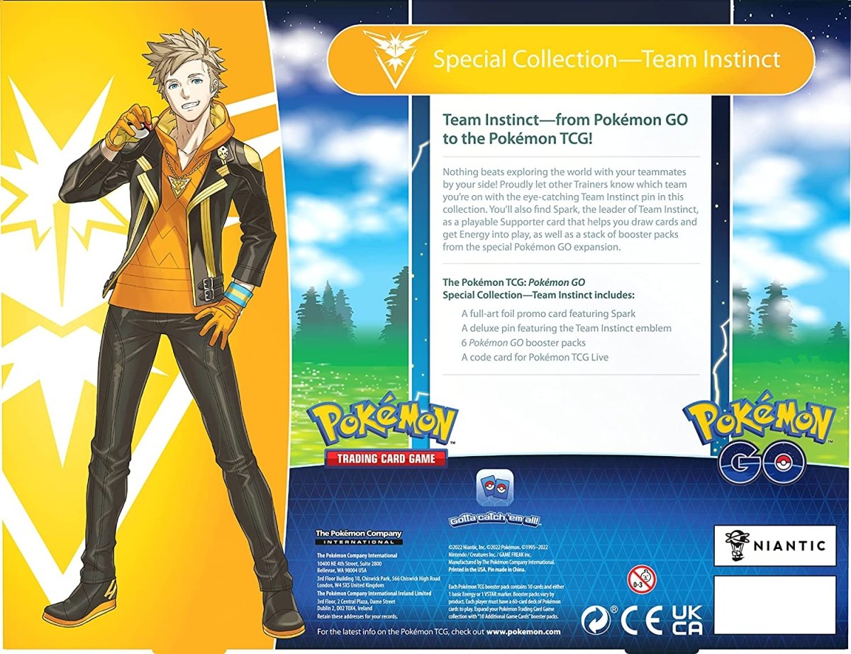 Pokémon TCG: Pokémon Go Special Collection - Team Instinct - GameOn.games