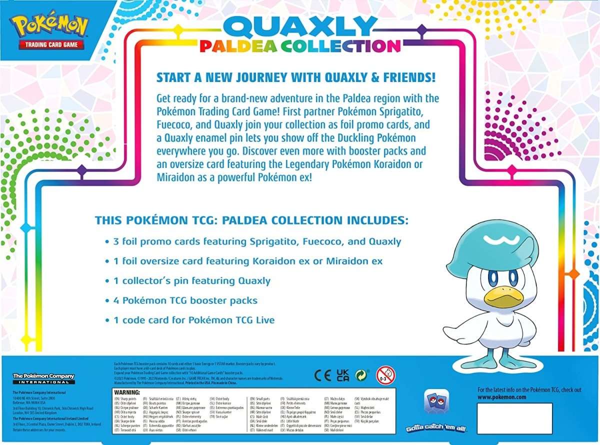 Pokémon TCG: Quaxly - Paldea Collection - GameOn.games