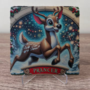 Reindeer Slate Coasters - Prancer - GameOn.games