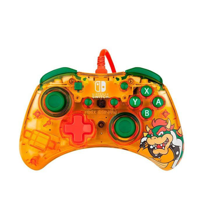 Rock Candy Nintendo Switch Wired Controller - Bowser - GameOn.games