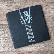 Rock n Roll Slate Coasters - Guitar - GameOn.games