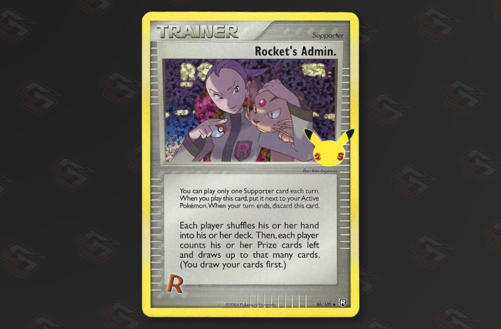 Generations Rockets Admin Rocket's Admin 86/109 - Rare Holo - 25th Anniversary Celebrations
