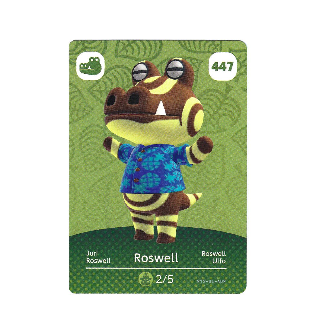 Roswell - Series 5 - Animal Crossing Amiibo Card - GameOn.games