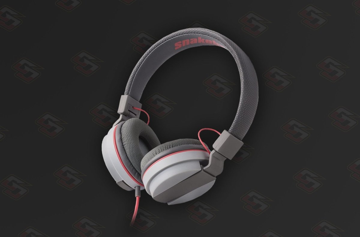 Snakebyte Headset - Red & Grey - GameOn.games