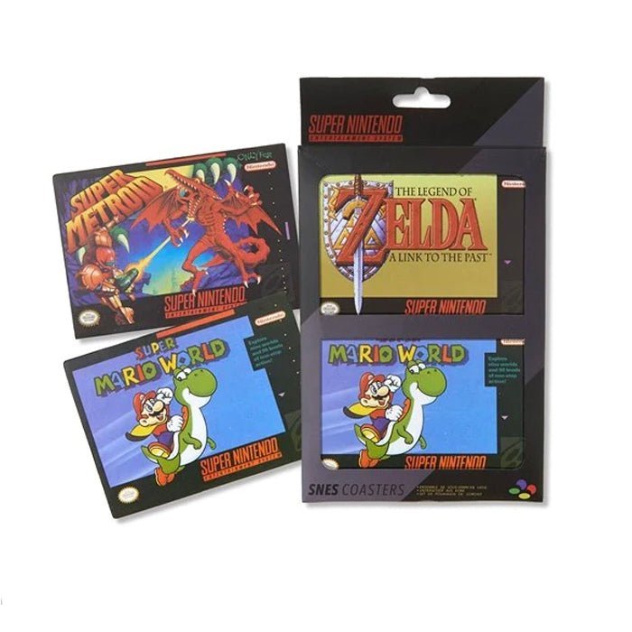 SNES Game Coasters - GameOn.games