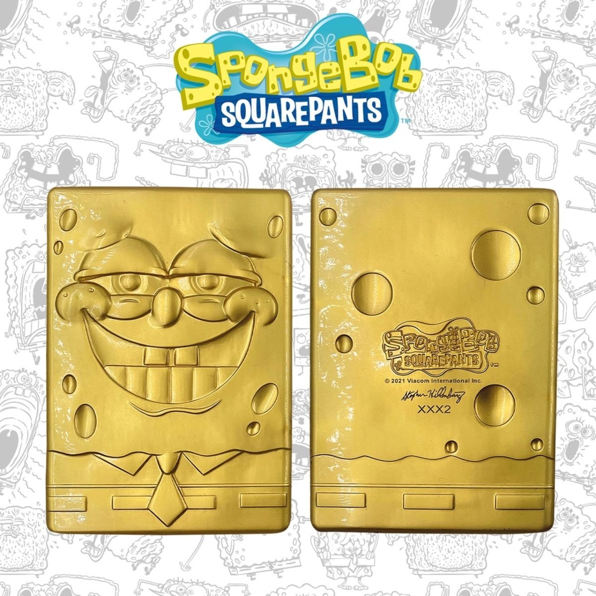 Spongebob - 24k Gold Plated Limited Edition Ingot - GameOn.games