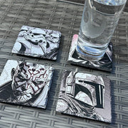Star Wars Slate Coasters - Kylo Ren - GameOn.games
