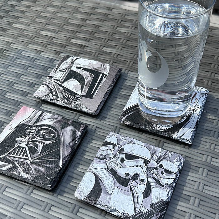 Star Wars Slate Coasters - Kylo Ren - GameOn.games