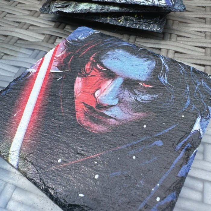 Star Wars Slate Coasters - Kylo Ren - GameOn.games