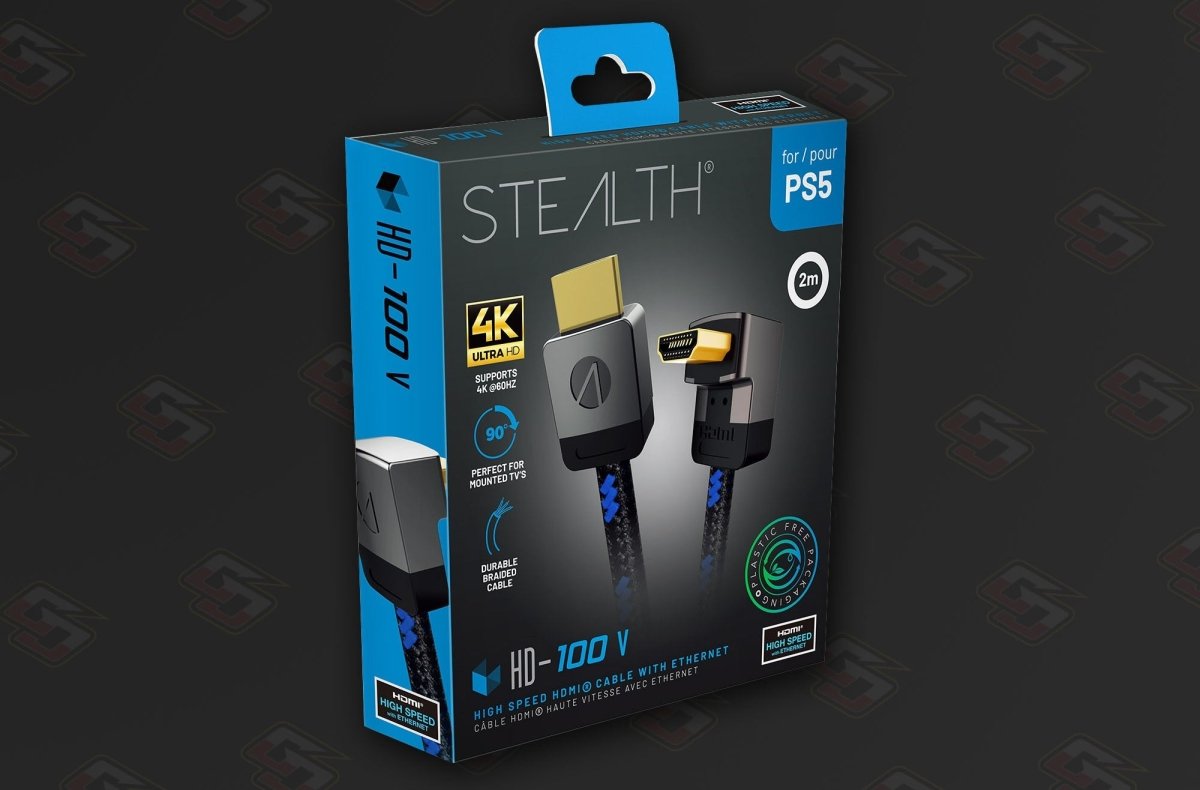 STEALTH HD-100V PS5 Premium HDMI Cable (2m) - GameOn.games
