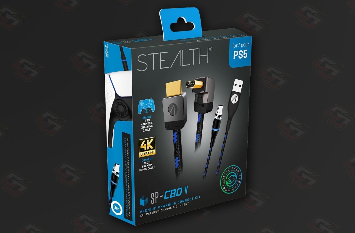 STEALTH SP-C80V PS5 Premium Connect & Charge Kit - GameOn.games