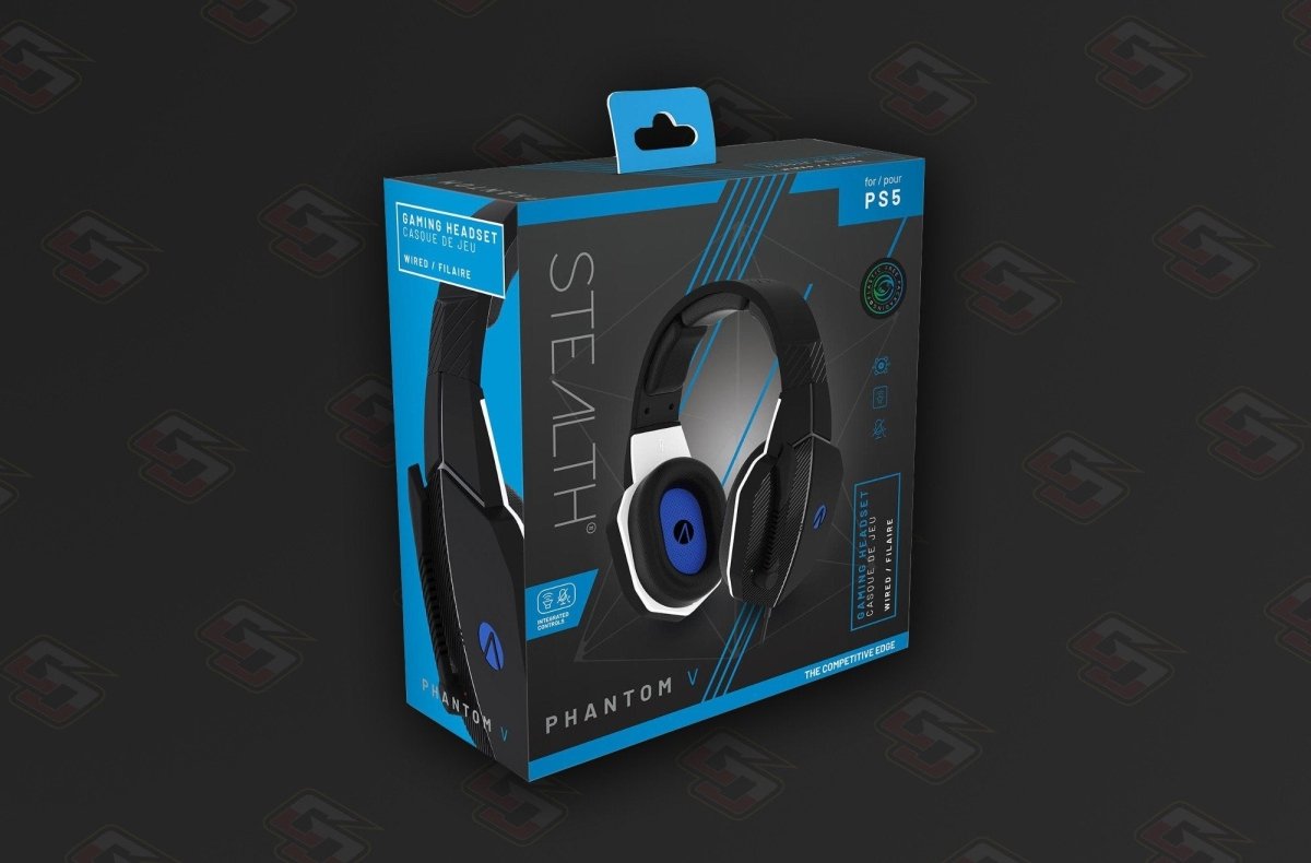 STEALTH SP-Phantom V Stereo Gaming Headset (Black) - GameOn.games