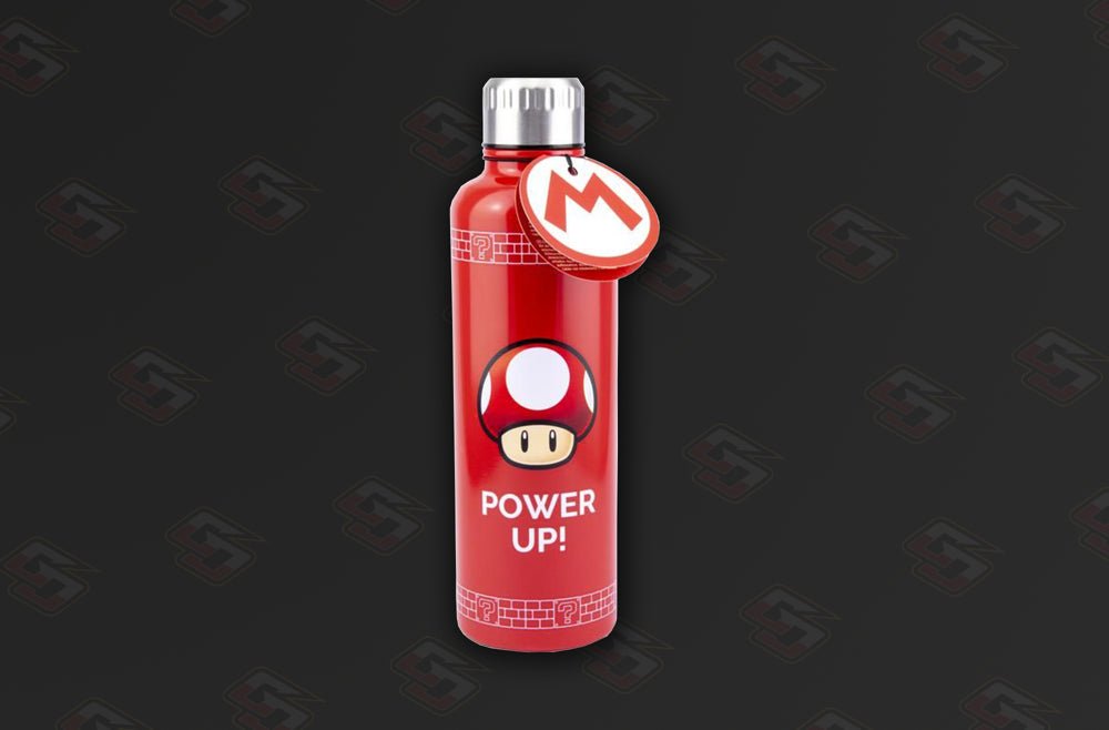Super Mario Power Up Water Bottle - GameOn.games