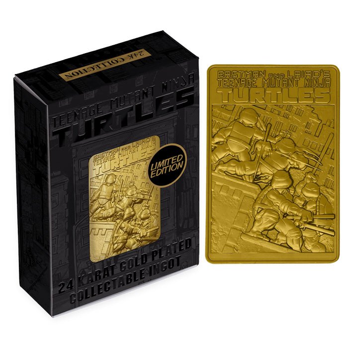 Teenage Mutant Ninja Turtles - 24k Gold Plated Limited Edition Ingot - GameOn.games